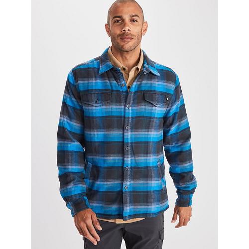 Marmot Ridgefield Shirts For Mens Dark Blue CWA410678